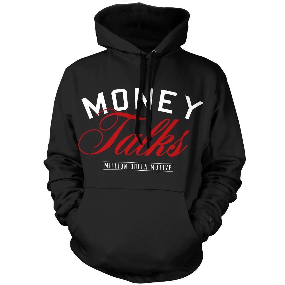 Money Talks - Black Hoodie Sweatshirt