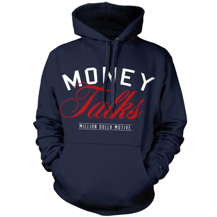 Money Talks - Navy Hoodie Sweatshirt