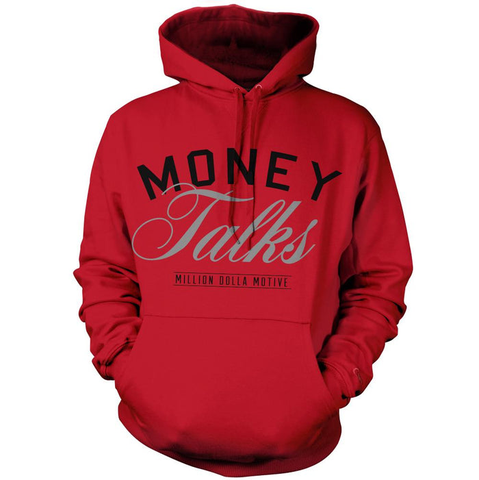 Money Talks - Red Hoodie Sweatshirt