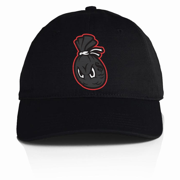 Money Bag - Infrared on Black Dad Hat