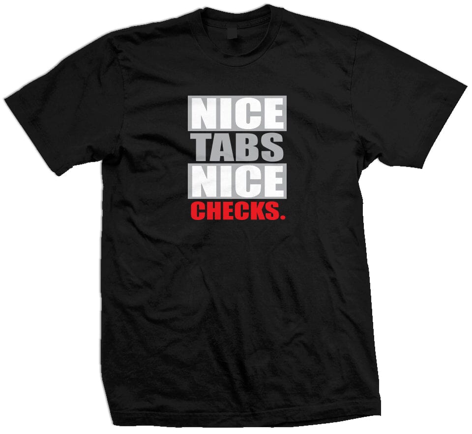 
                  
                    Nice Tabs Nice Checks - Black T-Shirt
                  
                