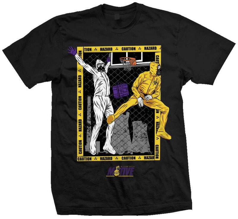 Hazmat No Look Pass- Black T-Shirt T-Shirt Million Dolla Motive 