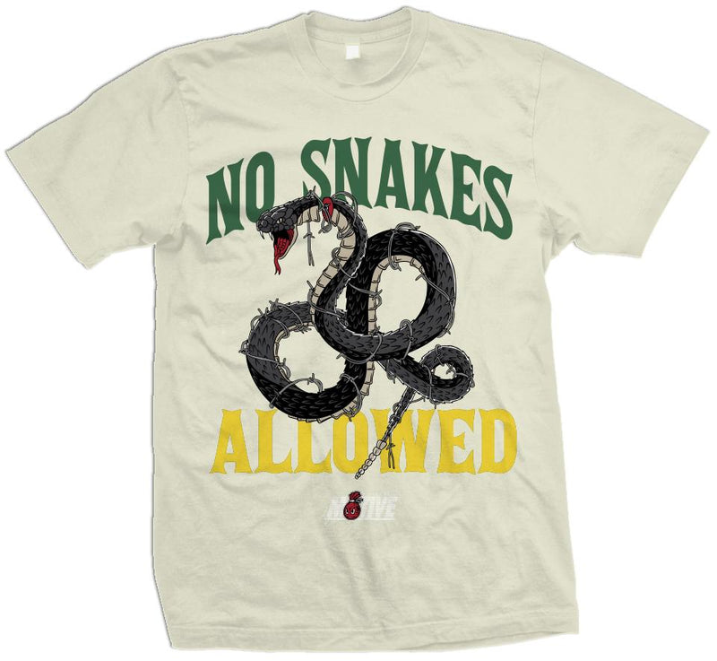 No Snakes Allowed - Natural Sail T-Shirt T-Shirt Million Dolla Motive 