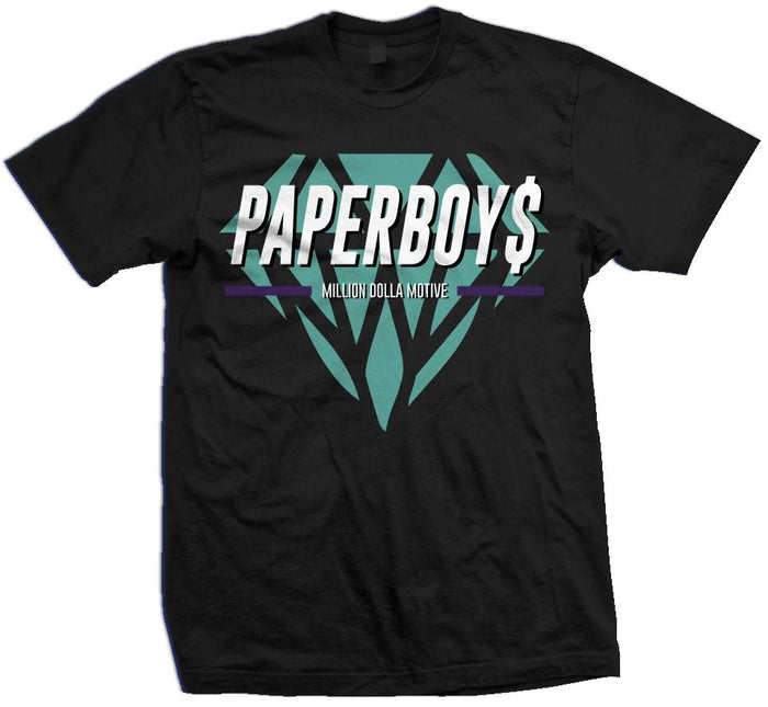 Paperboys Diamond - Black T-Shirt