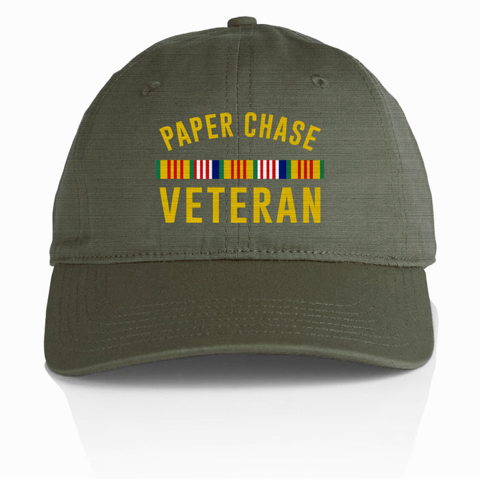 Paper Chase Veteran - Olive Dad Hat