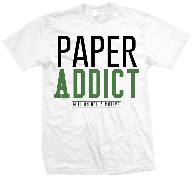Paper Addict - White T-Shirt T-Shirt Million Dolla Motive 