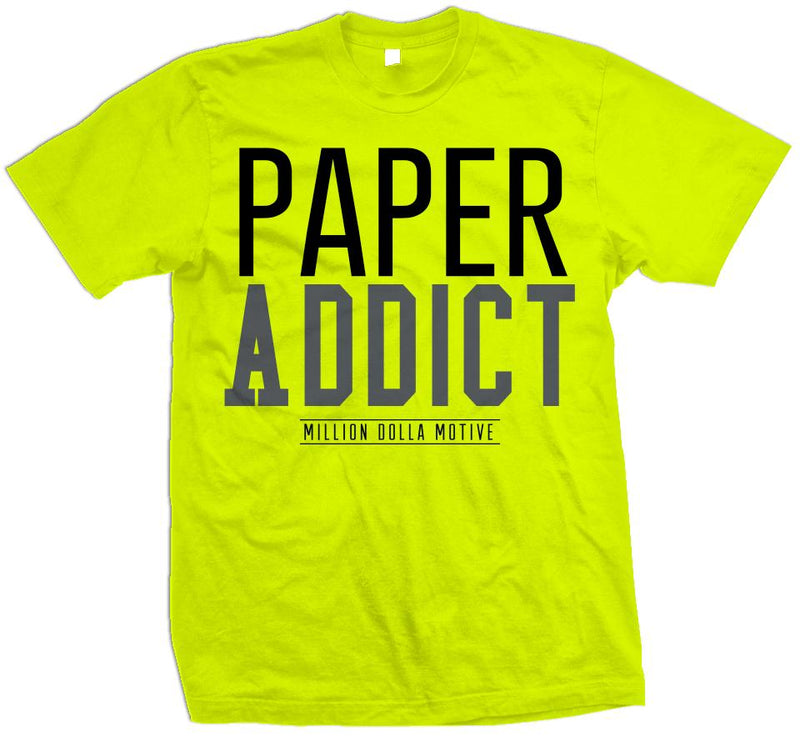 Paper Addict - Volt Yellow T-Shirt T-Shirt Million Dolla Motive 