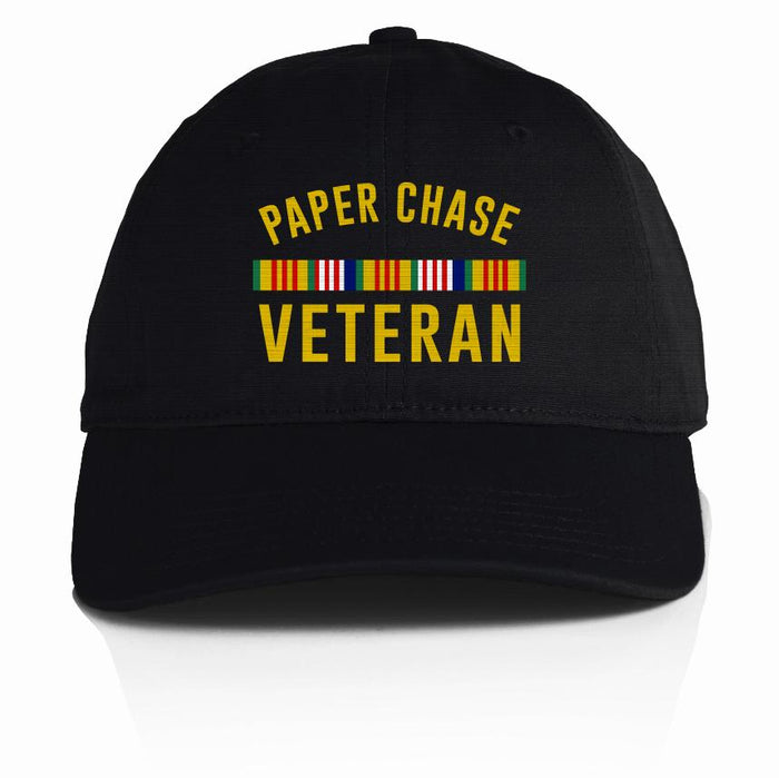 Paper Chase Veteran - Black Dad Hat