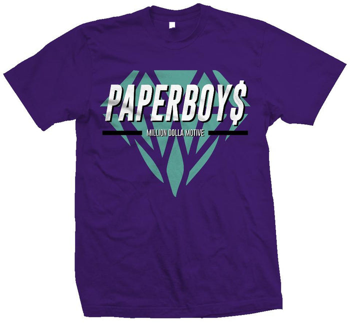 Paperboys Diamond - Purple T-Shirt