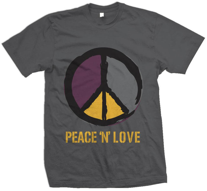 Peace N Love - Dark Grey T-Shirt
