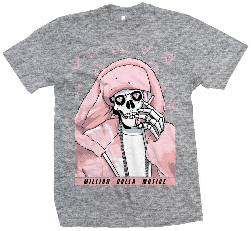 Pink Fur - Heather Grey T-Shirt T-Shirt Million Dolla Motive 