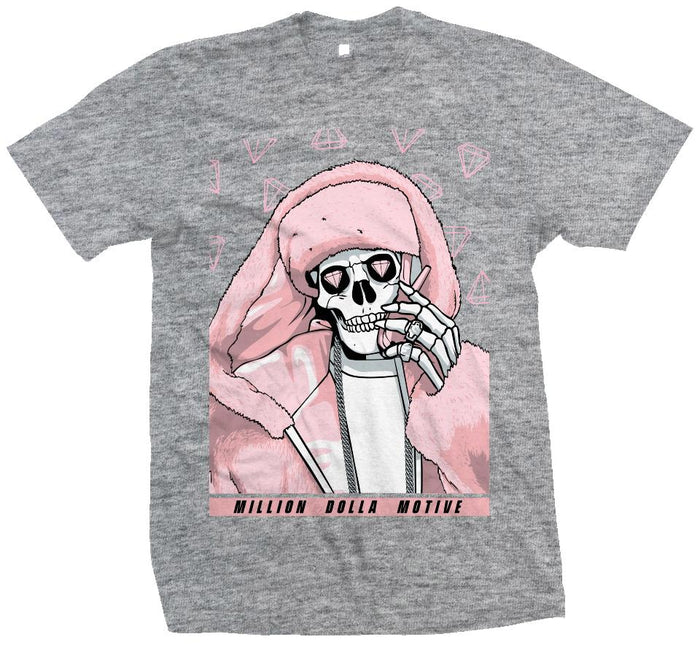 Pink Fur - Heather Grey T-Shirt