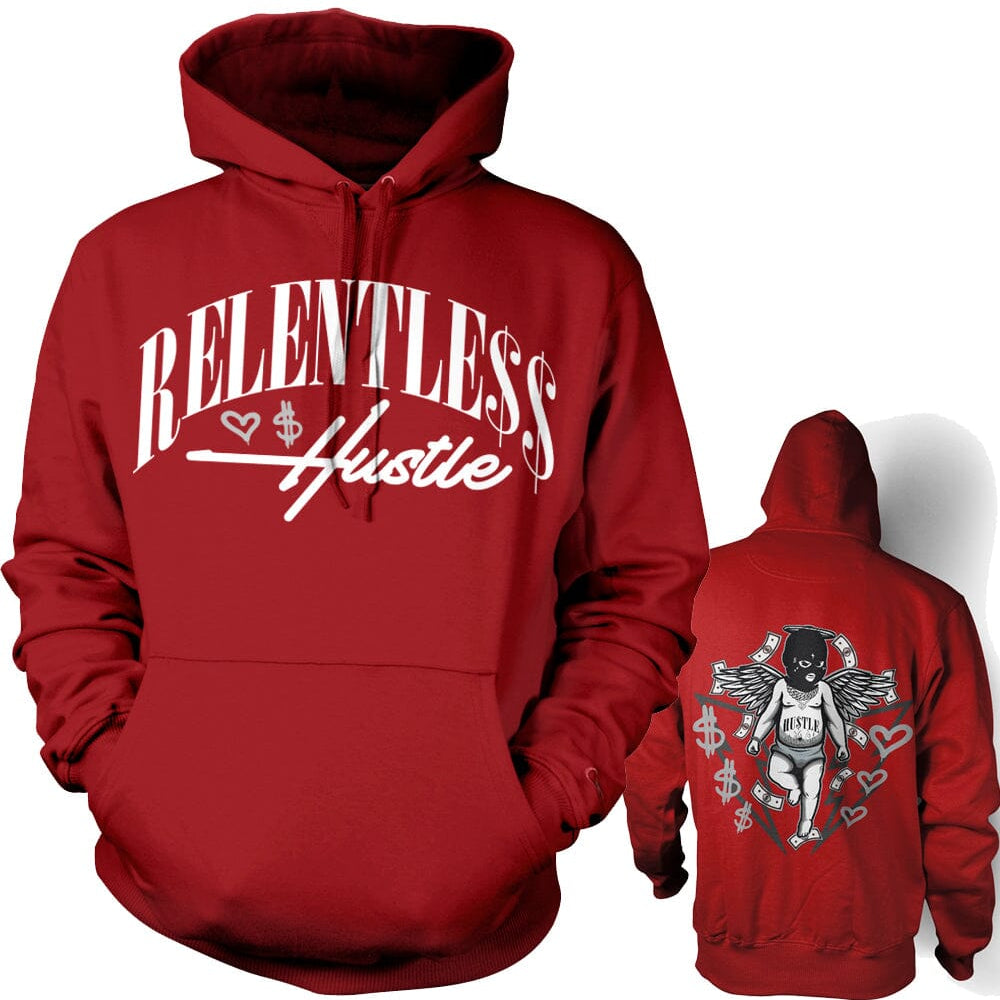 
                  
                    Relentless Hustle - Red Hoodie Sweatshirt
                  
                