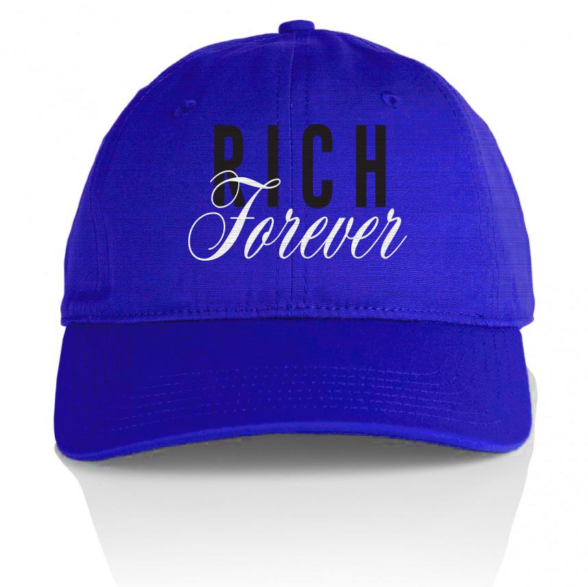 Rich Forever - Royal Blue Dad Hat