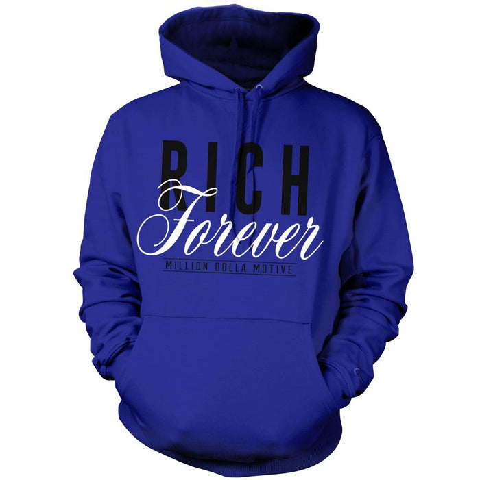 Rich Forever - Royal Blue Hoodie Sweatshirt