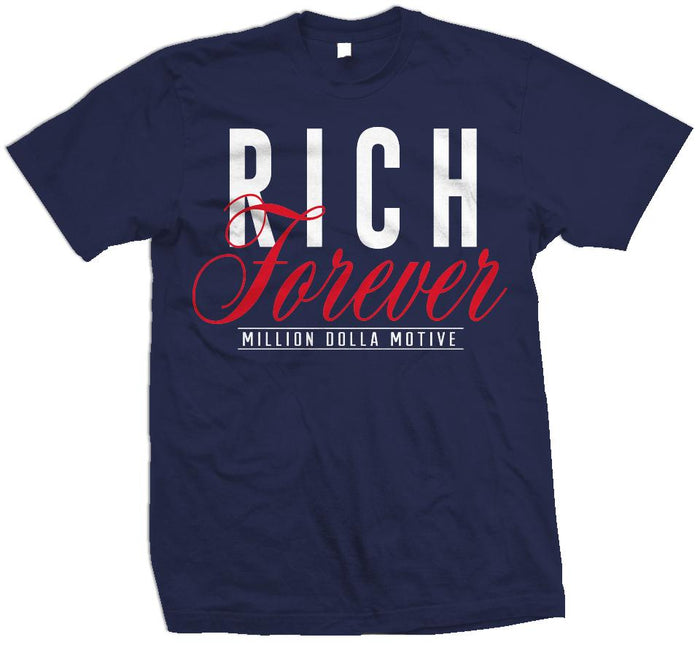 Rich Forever - Navy T-Shirt