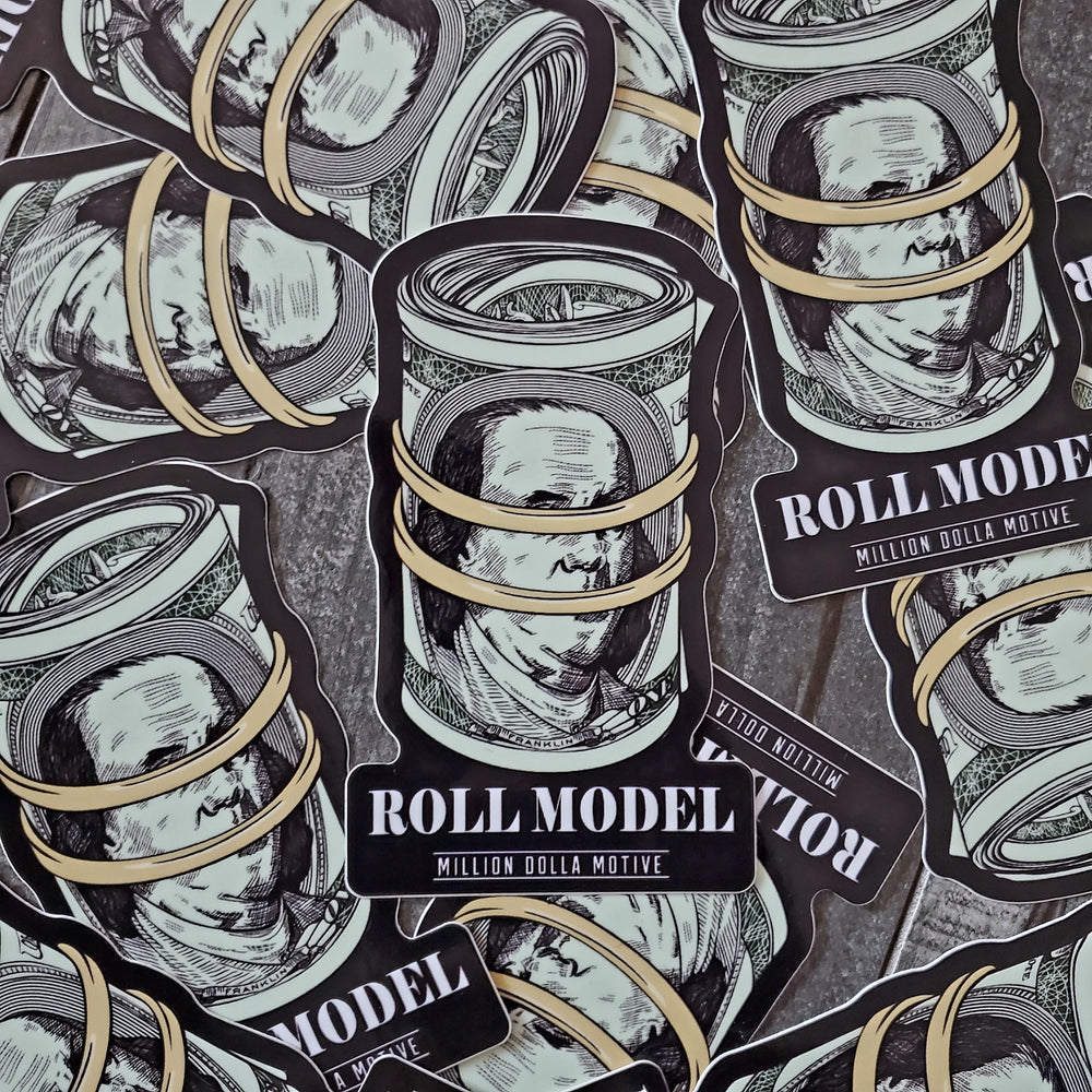 Roll Model Sticker
