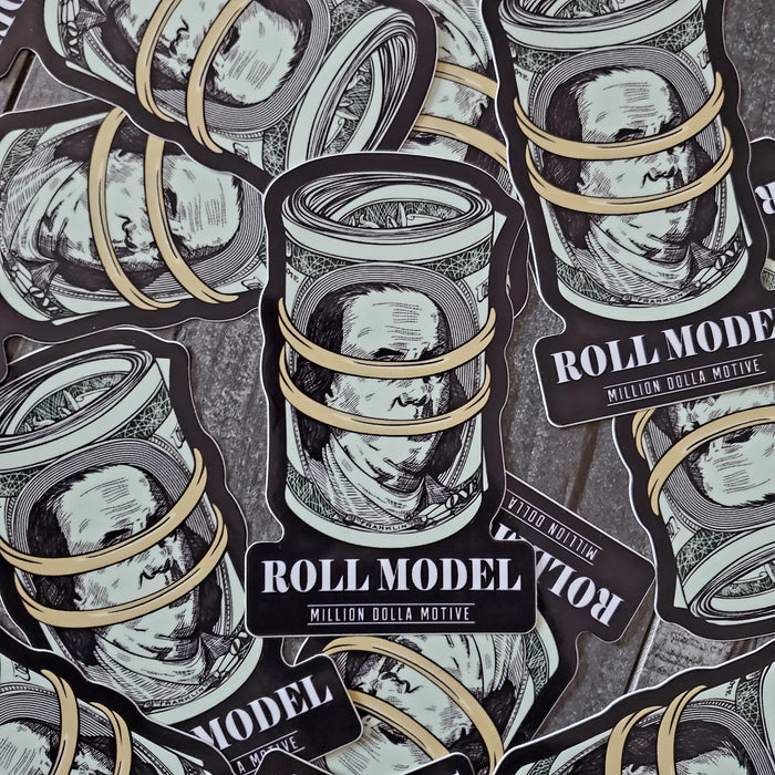 Roll Model Sticker