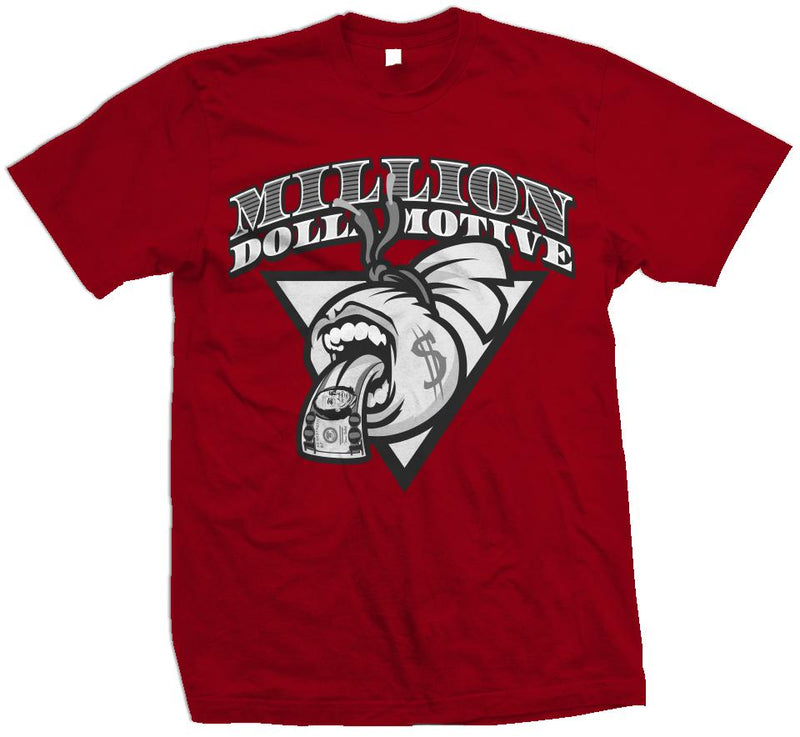 Screaming Money Bag - Red T-Shirt T-Shirt Million Dolla Motive 