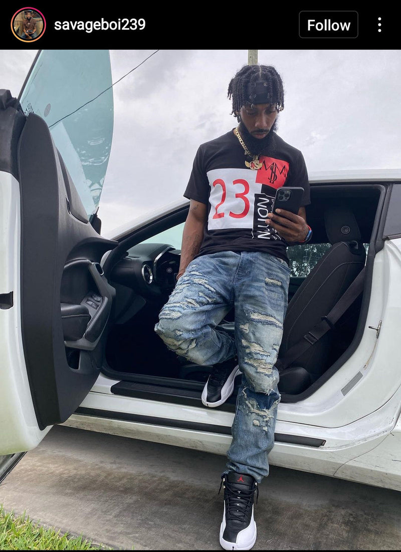 23 M$M Playoff - Black T-Shirt T-Shirt Million Dolla Motive 