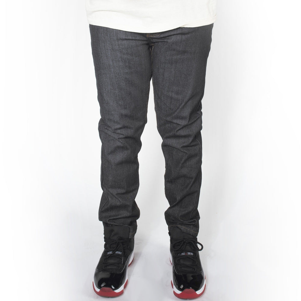 
                  
                    Black with Timber Skinny Fit Raw Denim Jeans DL936
                  
                