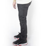 Black with Timber Skinny Fit Raw Denim Jeans DL936