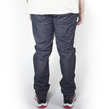 Indigo with Indigo Skinny Fit Raw Denim Jeans DL936