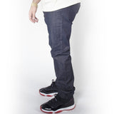 Indigo with Indigo Skinny Fit Raw Denim Jeans DL936