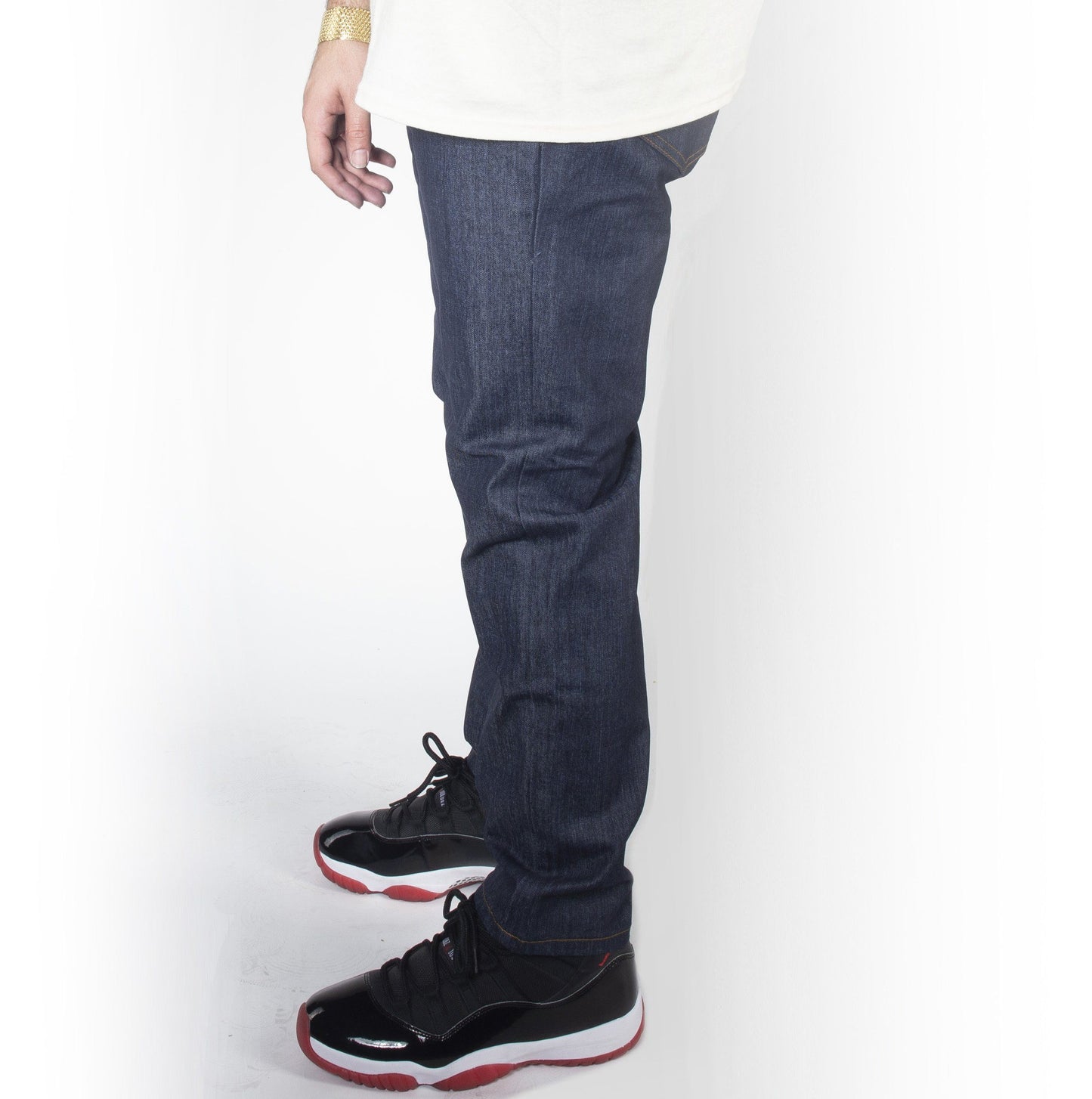 
                  
                    Indigo with Timber Skinny Fit Raw Denim Jeans DL936
                  
                
