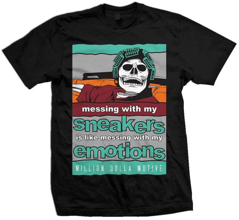 Sneaker Emotions - Black T-Shirt T-Shirt Million Dolla Motive 