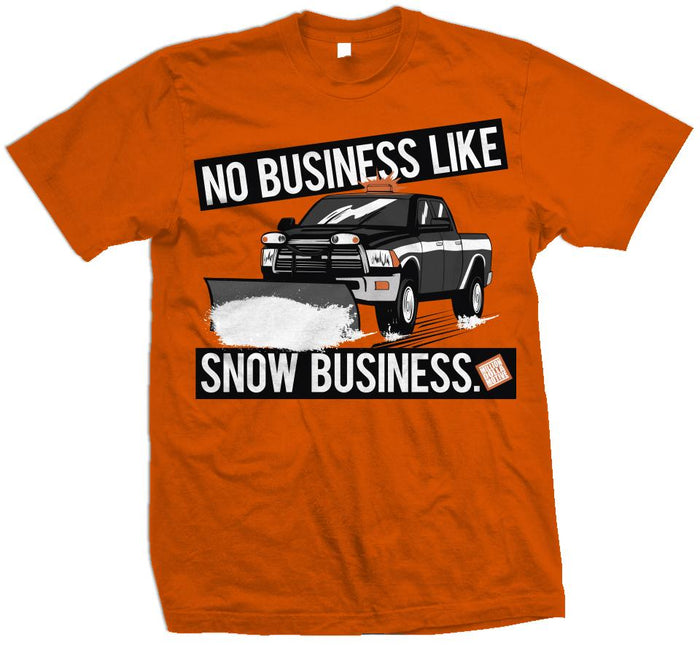 Snow Business - Orange T-Shirt