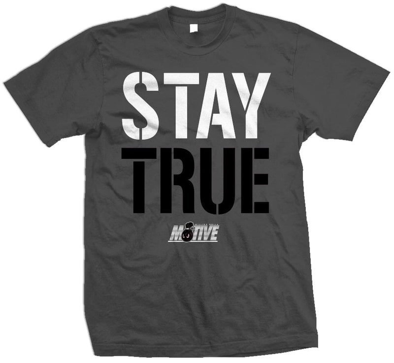 Stay True - Dark Grey T-Shirt T-Shirt Million Dolla Motive 
