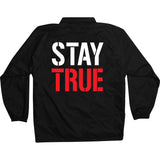 Stay True - Black Coaches Jacket