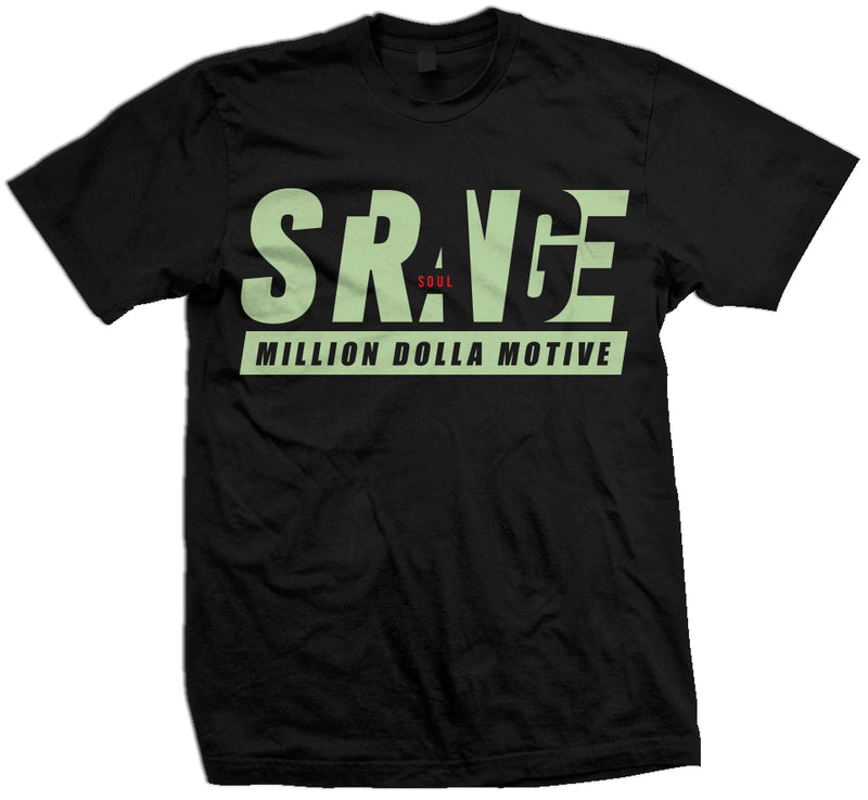 Strange Soul - Black T-Shirt (Glow In The Dark) T-Shirt Million Dolla Motive 