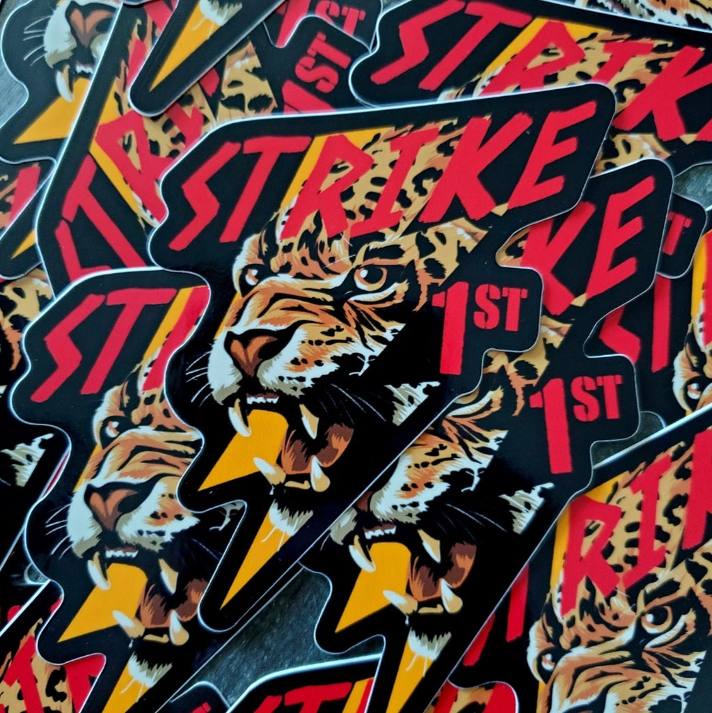 Strike 1st Sticker – Million Dolla Motive