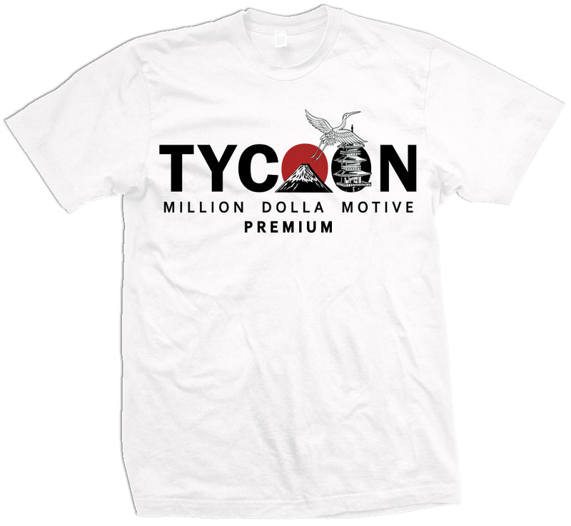 Tycoon - White T-Shirt T-Shirt Million Dolla Motive 