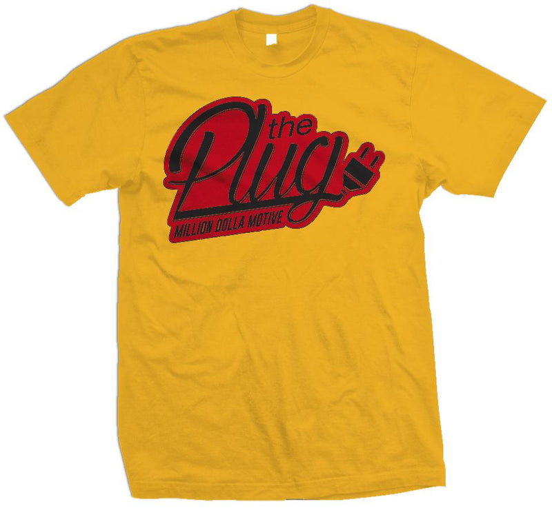 The Plug - Golden Yellow T-Shirt T-Shirt Million Dolla Motive 