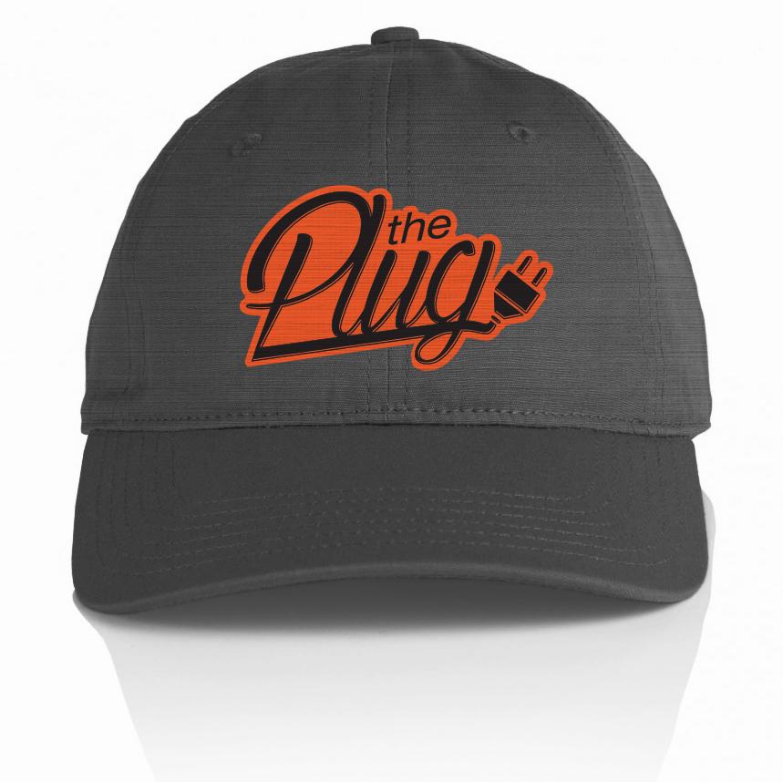 The Plug - Orange on Dark Grey Dad Hat – Million Dolla Motive