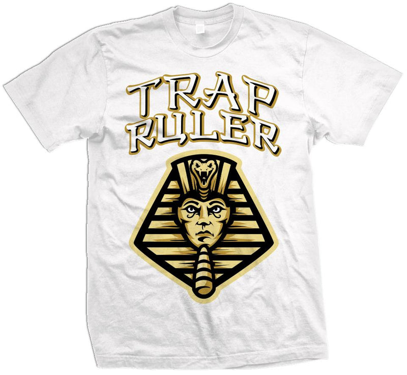 Trap Ruler - White T-Shirt T-Shirt Million Dolla Motive 