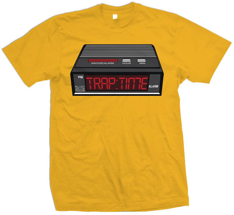 Trap Time - Golden Yellow T-Shirt T-Shirt Million Dolla Motive 