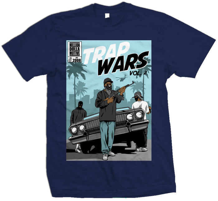 Trap Wars Vol 2 - Navy T-Shirt