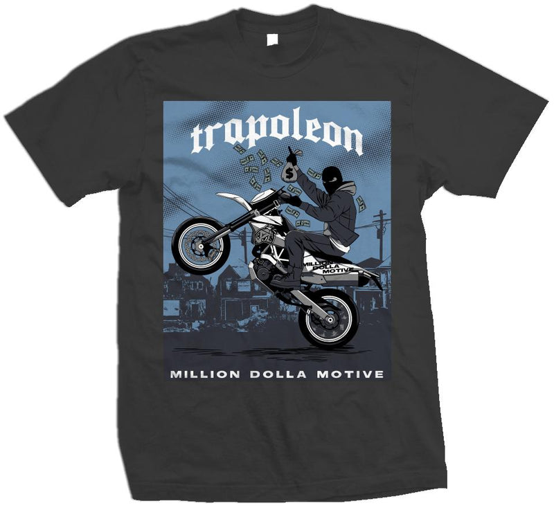 Trapoleon - Dark Grey T-Shirt T-Shirt Million Dolla Motive 