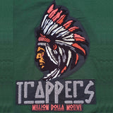 Chenille Trappers - Dark Green Hoodie Sweatshirt