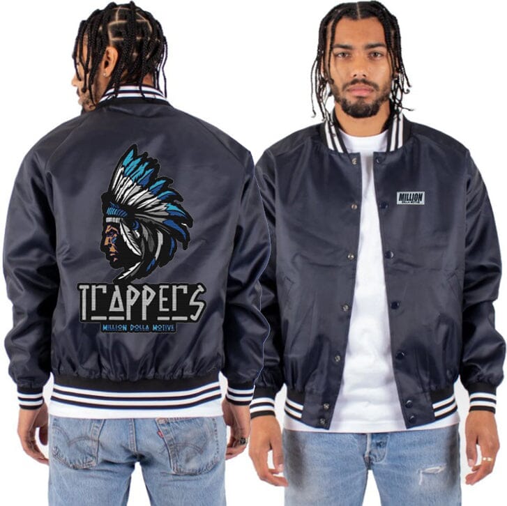 Trappers - Navy Varsity Jacket