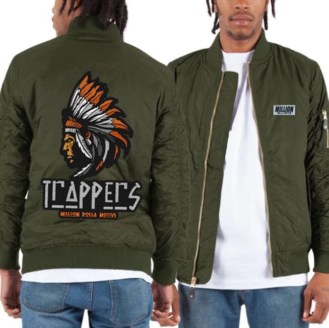 Trappers - Olive Bomber Jacket