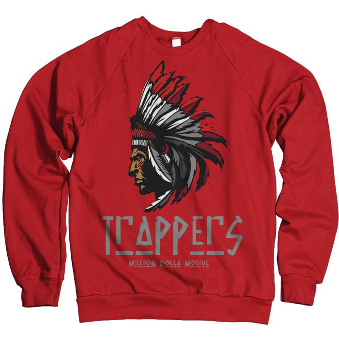 Trappers - Red Crewneck Sweatshirt