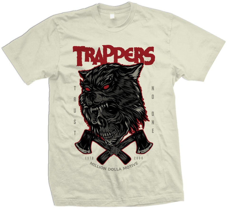 Trappers Trust No One - Natural Sail T-Shirt T-Shirt Million Dolla Motive 