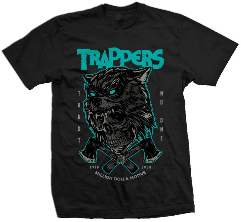 Trappers Trust No One - Black T-Shirt T-Shirt Million Dolla Motive 