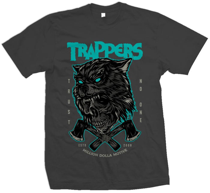 Trappers Trust No One - Dark Grey T-Shirt