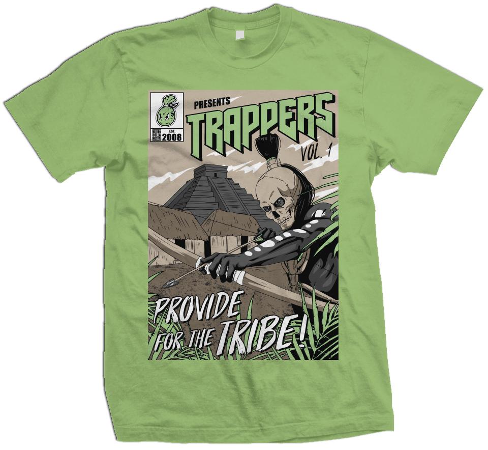 Trappers Comic Vol. 1 - Chlorophyll Green T-Shirt
